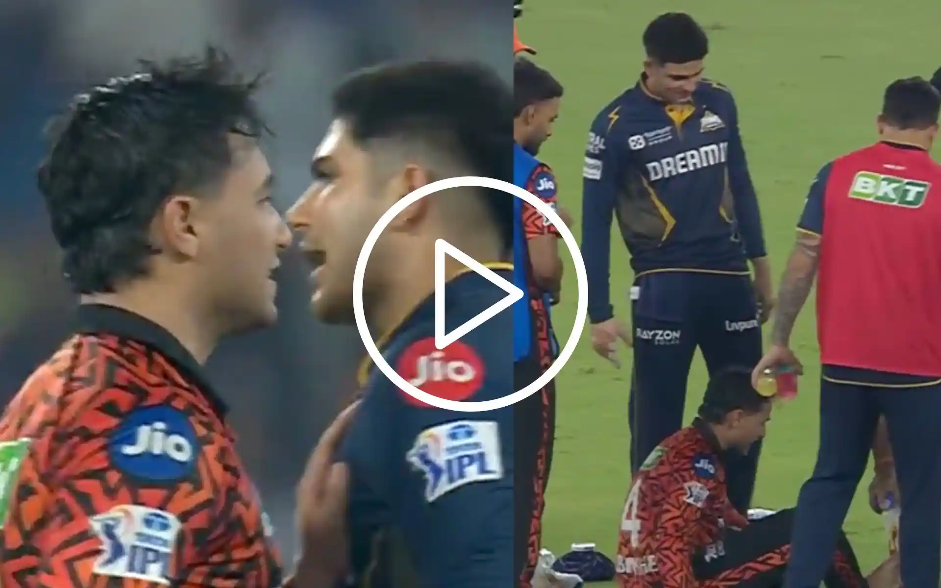 [Watch] Shubman Gill 'Kicks' Abhishek Sharma Amidst Heated Argument With Umpire